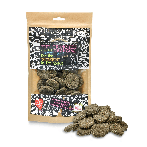 Green & Wilds - Fish Crunchies with Charcoal 100g